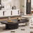 Combinaison meuble télé de style crème avec table basse