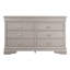 Commode Lorana G6500-D, argent champagne