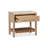 Colleen 1-Drawer Solid and Manufactured Wood Nightstand with Open Shelf-1847001595