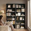 Bibliothèque standard de 27,95 pouces de large, tablette de rangement robuste pour l'espace domestique-1535958557
