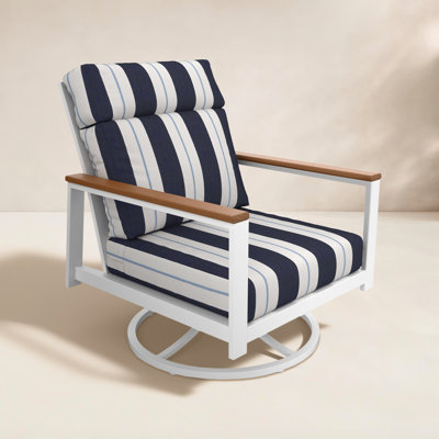 Townsend Sunbrella® Swivel Patio Lounge Chair