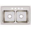 Lustertone 29" L x 18" W Double Basin Drop-In Kitchen Sink-17357997