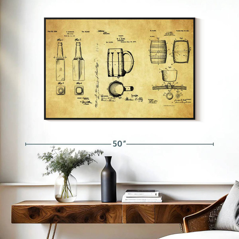 Beer Compilation, 27" H x 40" W