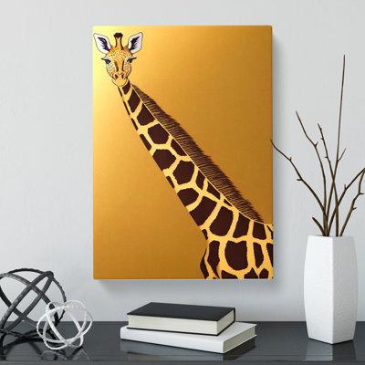 Giraffe Gold Leaf - Wall Art