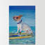 Cool Surf Dog 1 Piece Wrapped Canvas Wall Art-1384116109