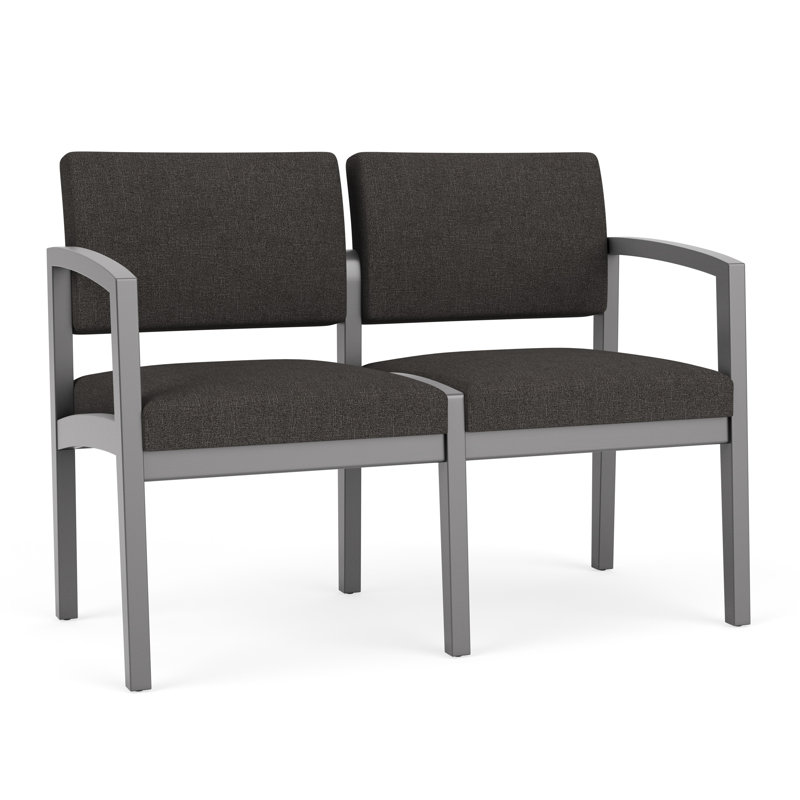 Lenox 2-seater tandem chair, Étain, Archetype Smoke