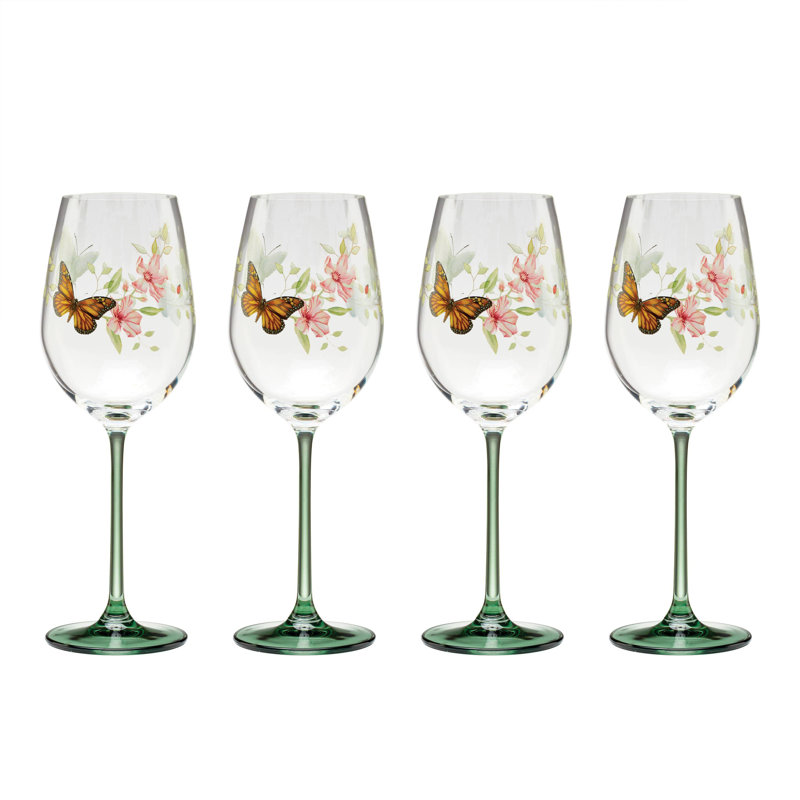 Verres à vin Lenox Butterfly Meadow, ensemble de 4