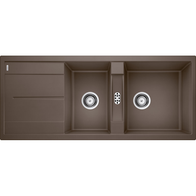 Metra 1.5 Bowl Inset Kitchen Sink, Coffee