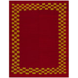 Antique Navajo - Rio Grande Small Scatter Size Wool Coral Rug