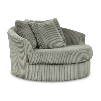 Lindyn Upholstered Swivel Accent Chair