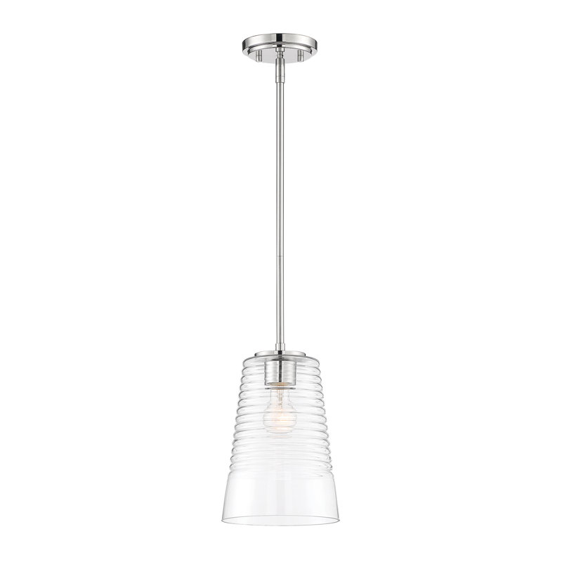 Mifflinville 1 - Light Polished Nickel Single Pendant