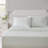 Martha Stewart Ditsy Vine Cotton Percale Green Sheet Set-116668769-115629662