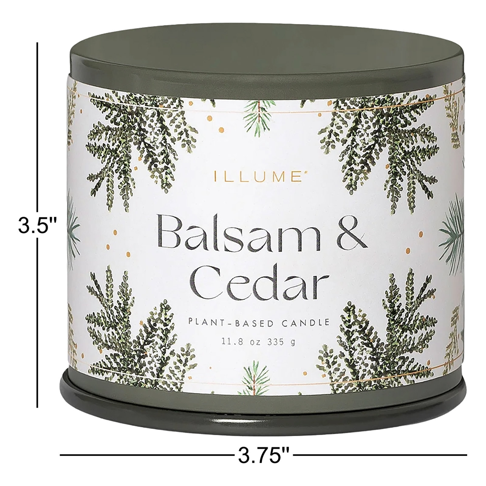 Noble Holiday Balsam & Cedar Candle, Vanity Tin