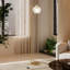 Moriches 150cm Gold Arched Floor Lamp