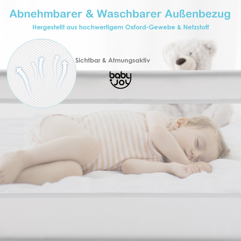 Toddler Bed Rail, White
