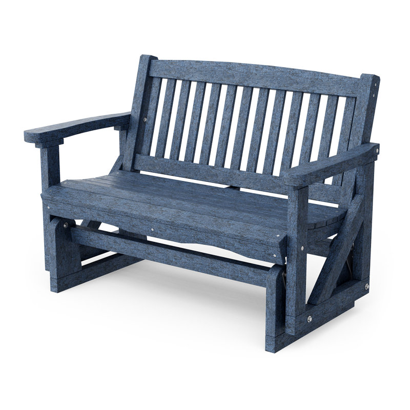 Fauteuil oscillant classique Mission, Bleu patriote