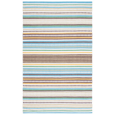 Montauk Hand Woven Cotton Striped Rug