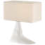 Anne-Marie Barton Terra-Forma 23" Left Table Lamp in Museum Pewter with Boucle Shade-1678294091-1678294090