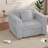 Storage Sofas, 44.9 Inch Metal Frame, Modern Compact Home Lounge