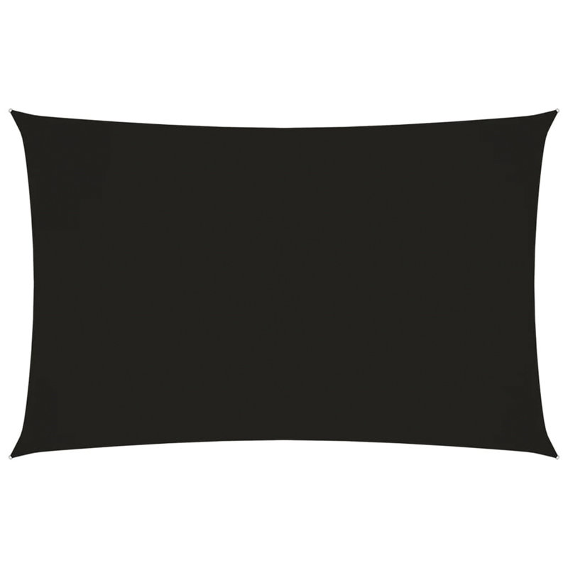 Pevely Rectangular Shade Sail, Black, 2m W x 5m L