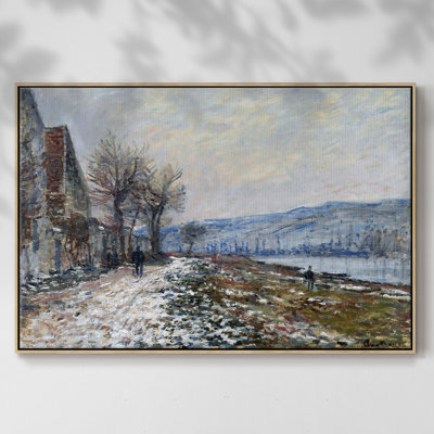 " The Seine At Lavacourt, Effect Of Snow, 1879 "