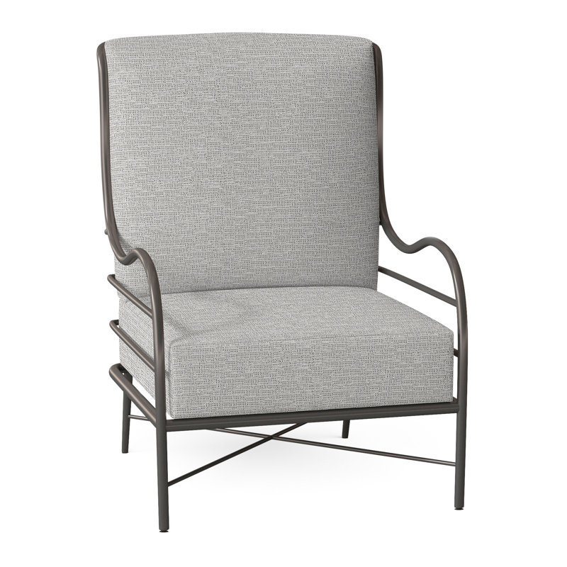 Carmel Arm Chair with Cushions, No Welt, Tweed Toffee
