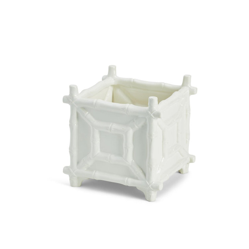 Cache-pot en faux bambou