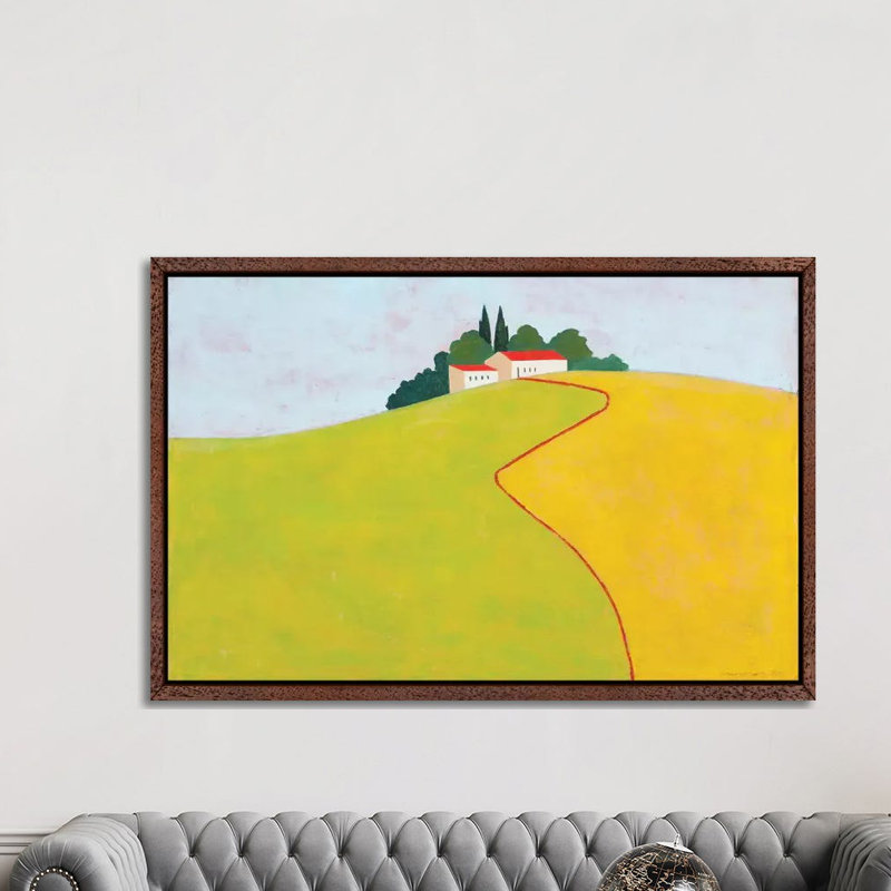 Negbah 1 Piece Wall Art on Canvas, 152.5 cm H x 101.5 cm W, Classic Brown Wood Framed