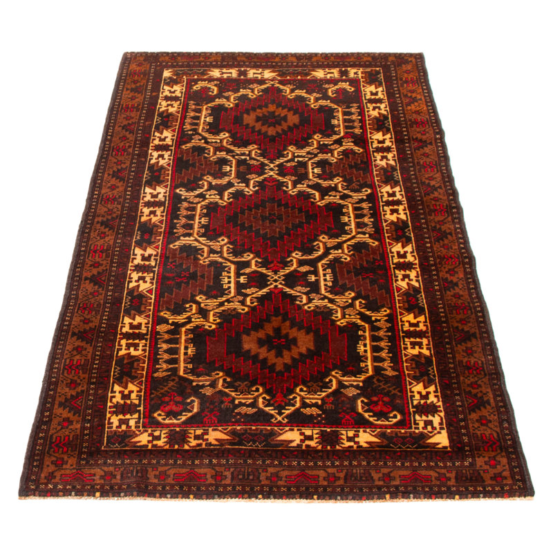 Teimani Red Rug 3'10" x 6'11"