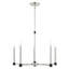 Lustre traditionnel à 5 lumières de style bougie Orean-1389293508