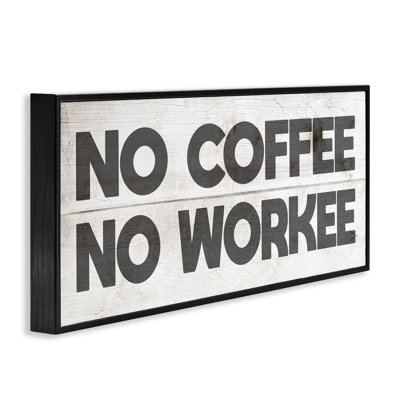 «No Coffee», impression de giclée «Office» par Daphne Polselli