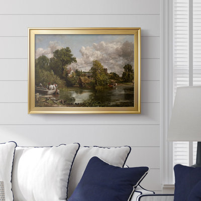 Le cheval blanc - John Constable - Toile tendue avec châssis 1819