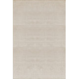 Hand-Knotted High-Quality Ivory Area Rug