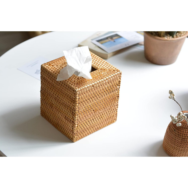 Tissue Box Cover, Yellow