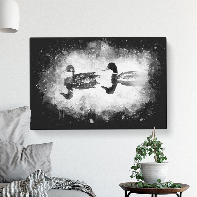 Mallard Ducks - Wrapped Canvas, 40cm H x 60cm W x 3cm D