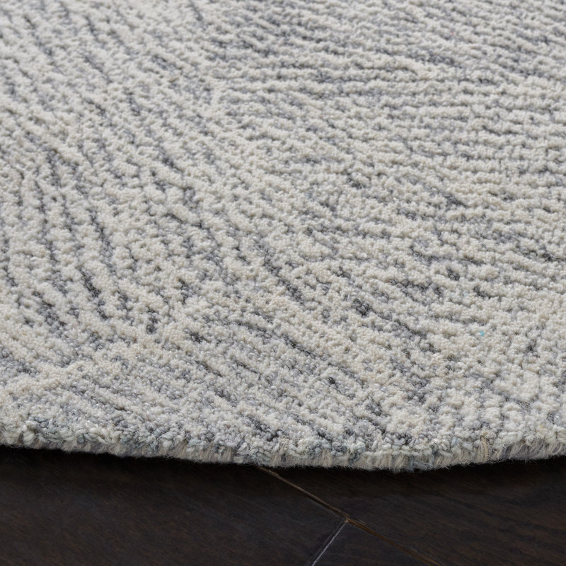 Tapis en laine et coton indien touffeté à la main Metro, Rectangulaire 3 pi x 5 pi