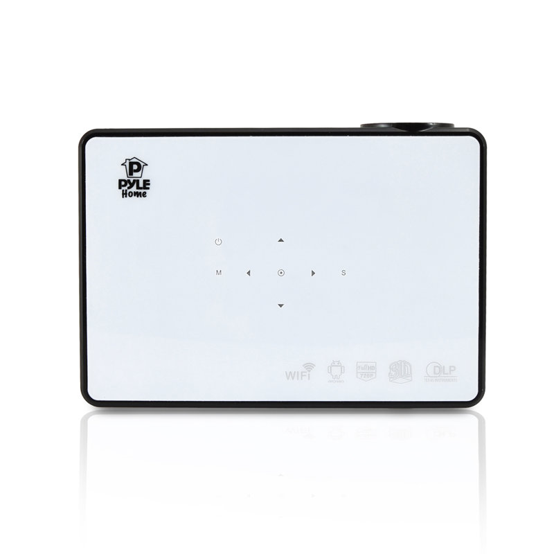 Pyle Pico Projector 1200 Lumens Portable Projector with Remote Included