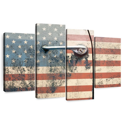 Borges American Flag Car