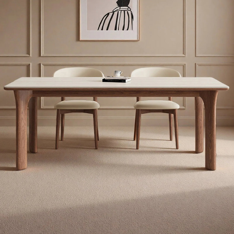 Table de salle à manger French French, H 29,53 po x L 70,87 po x l 31,5 po
