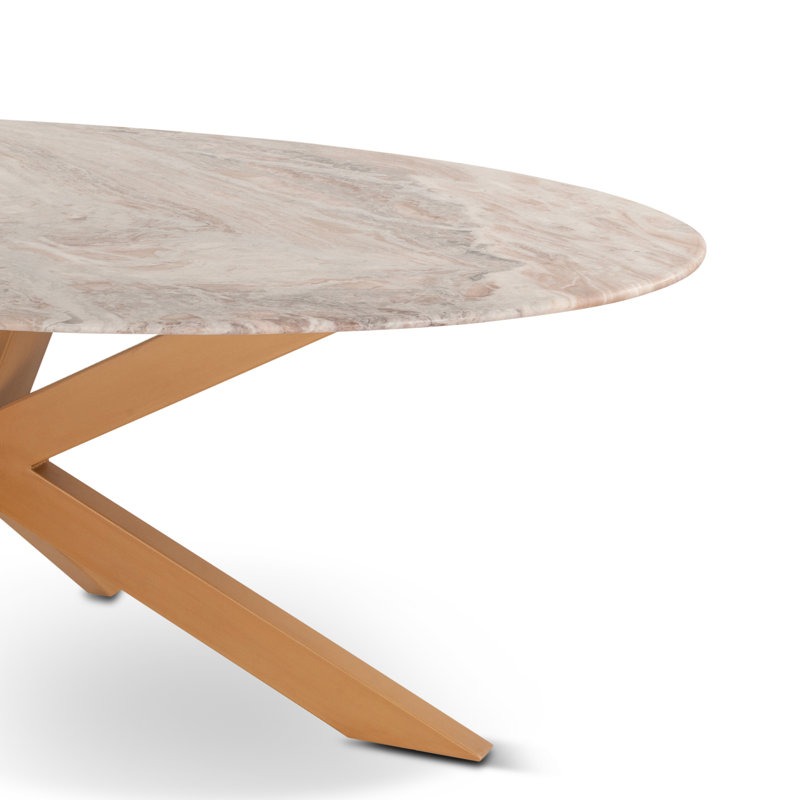 Malibu Oval Dining Table, 30”H x 90”L x 44”W