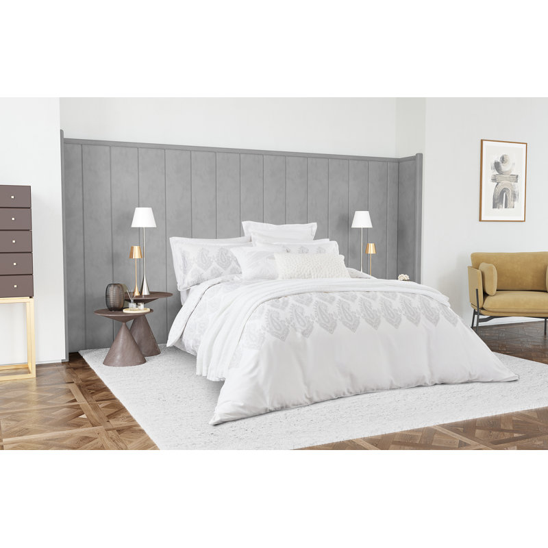 Dalisay 200TC 100% Cotton Sateen Duvet Cover Set, King Duvet Cover + 2 Standard Pillowcases