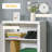Industrial Storage Cabinet Steel Garage Cabinet with Double Doors and Adjustable Shelves-1993554285