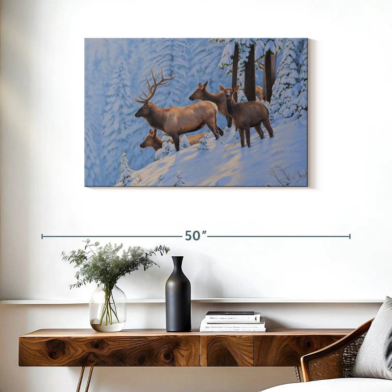 Brampt Early Snow, 24" H x 36" W