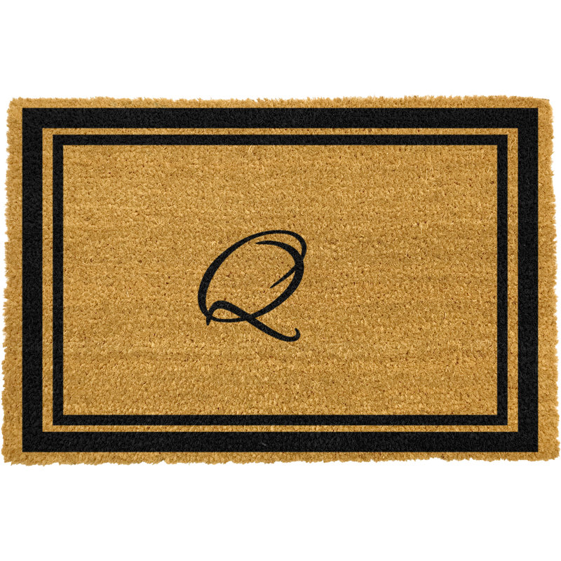 Branscum Non-Slip Outdoor Doormat, Q