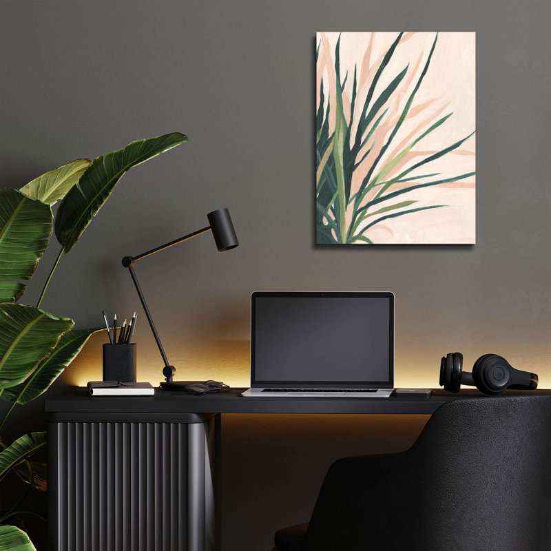  «Frond Impression 2» par Emma Scarvey, art mural en verre acrylique, 12 po x 16 po