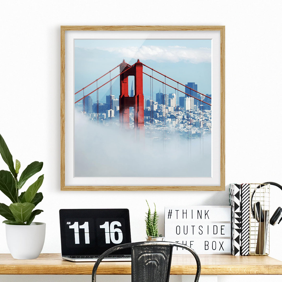 Guten Morgen San Francisco gerahmtes Poster