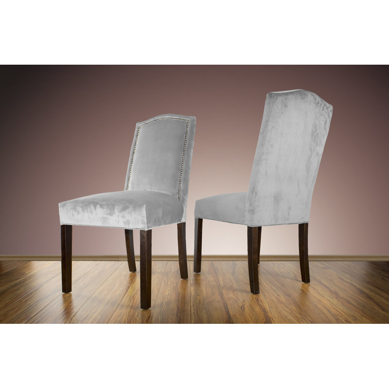 Kedarnath 17'' H Upholstered Dining Chair, Smoke - off White