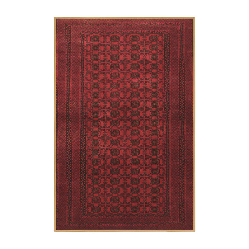 Tapis de couloir oriental en laine / polyester brun tissé à la machine 2 pi x 5 pi Oriental