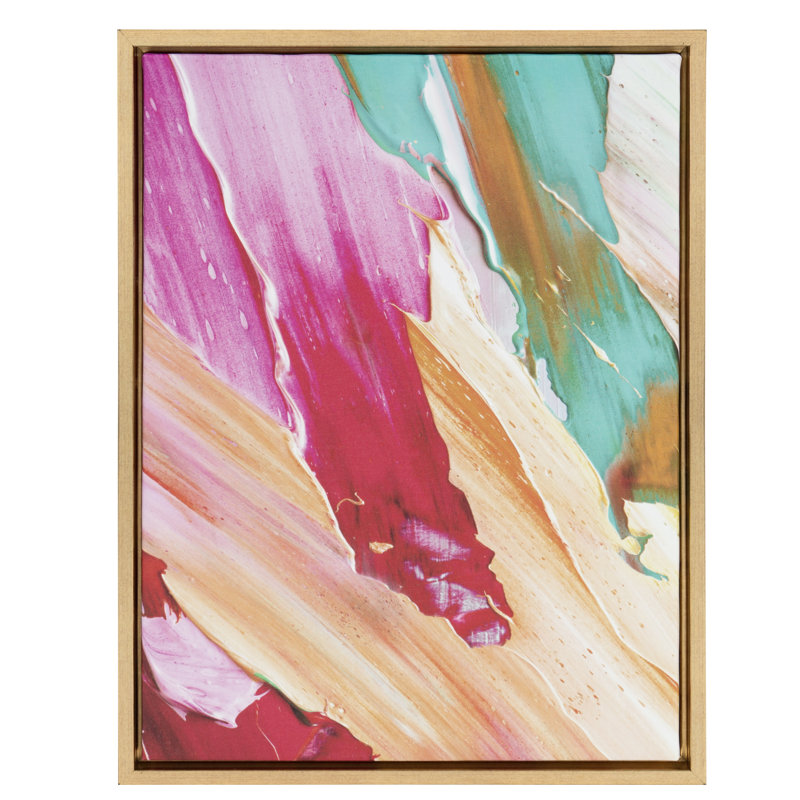 «Lush Color Acrylique» par Amy Peterson, reproduction d'art sur toile encadrée