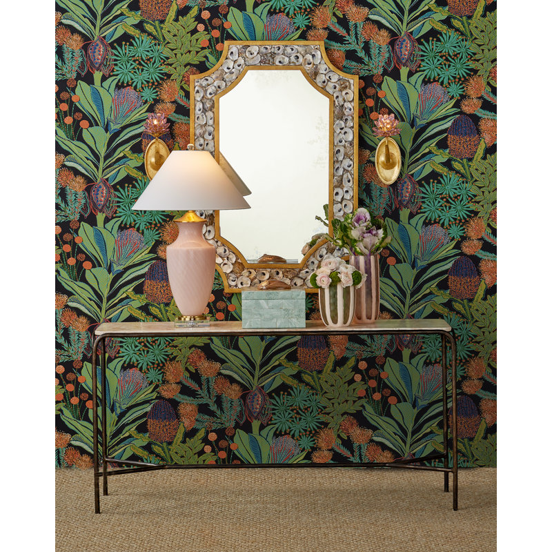Crema 60'' W Marble Console Table